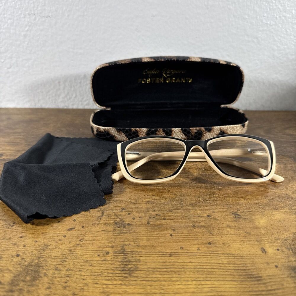 Sofia Vergara x Foster Grant Gloria Eyeglasses Frames Black Oversized TG1219
